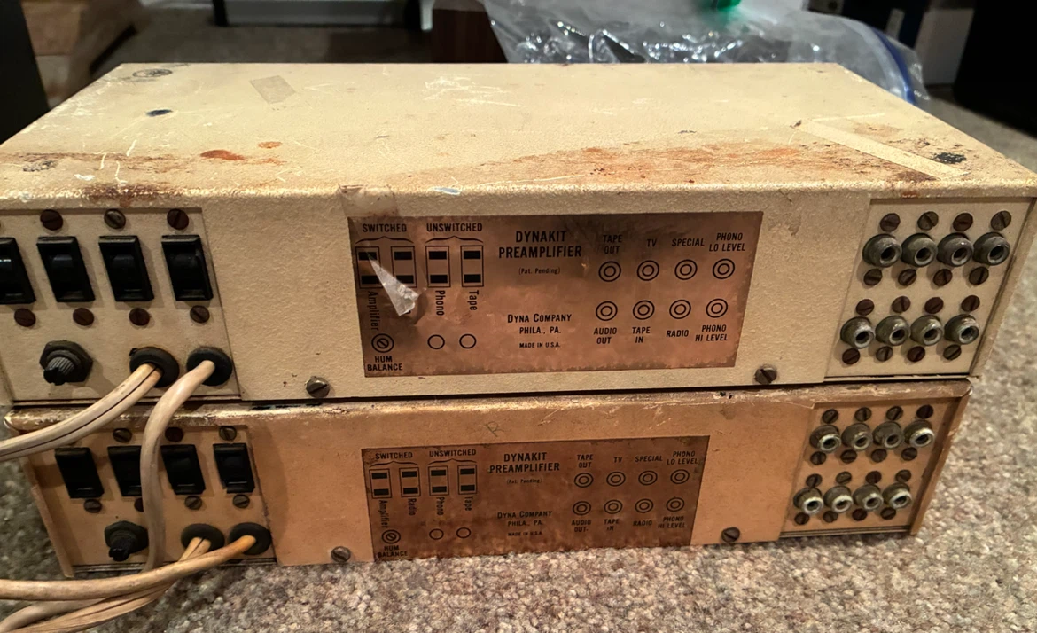 Pair of Vintage Dynakit Preamplifiers - photo 2