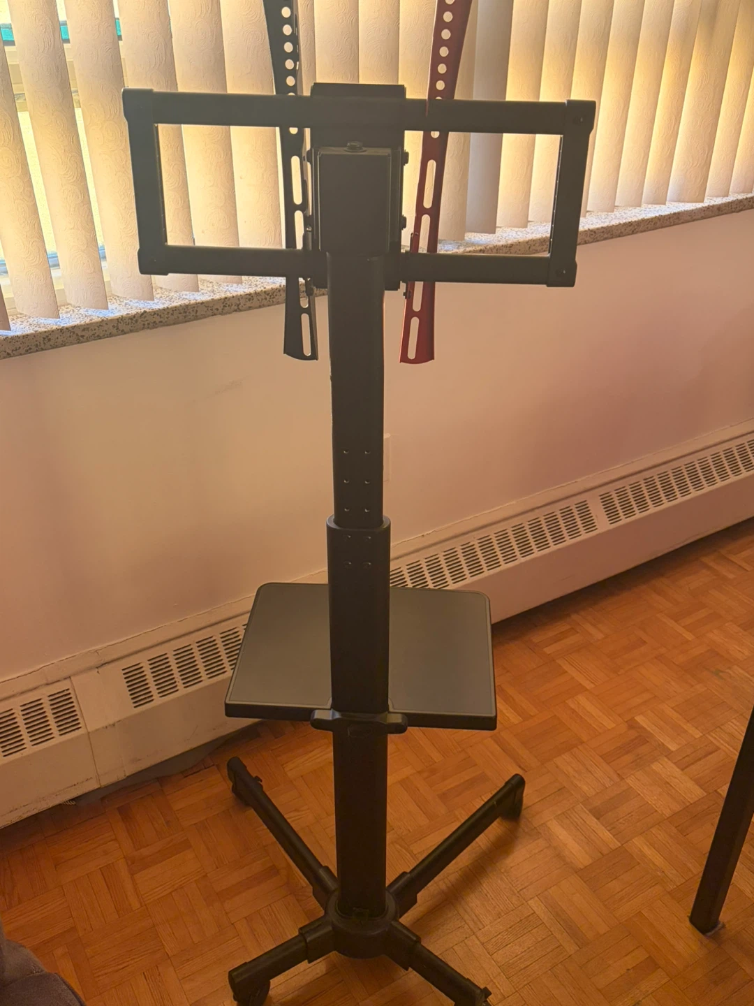 FITUEYES Mobile TV Stand with Shelf - photo 2