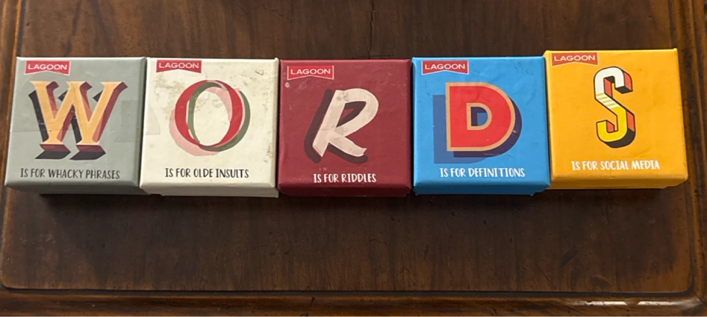 Lagoon WORDS Trivia Card Game Set