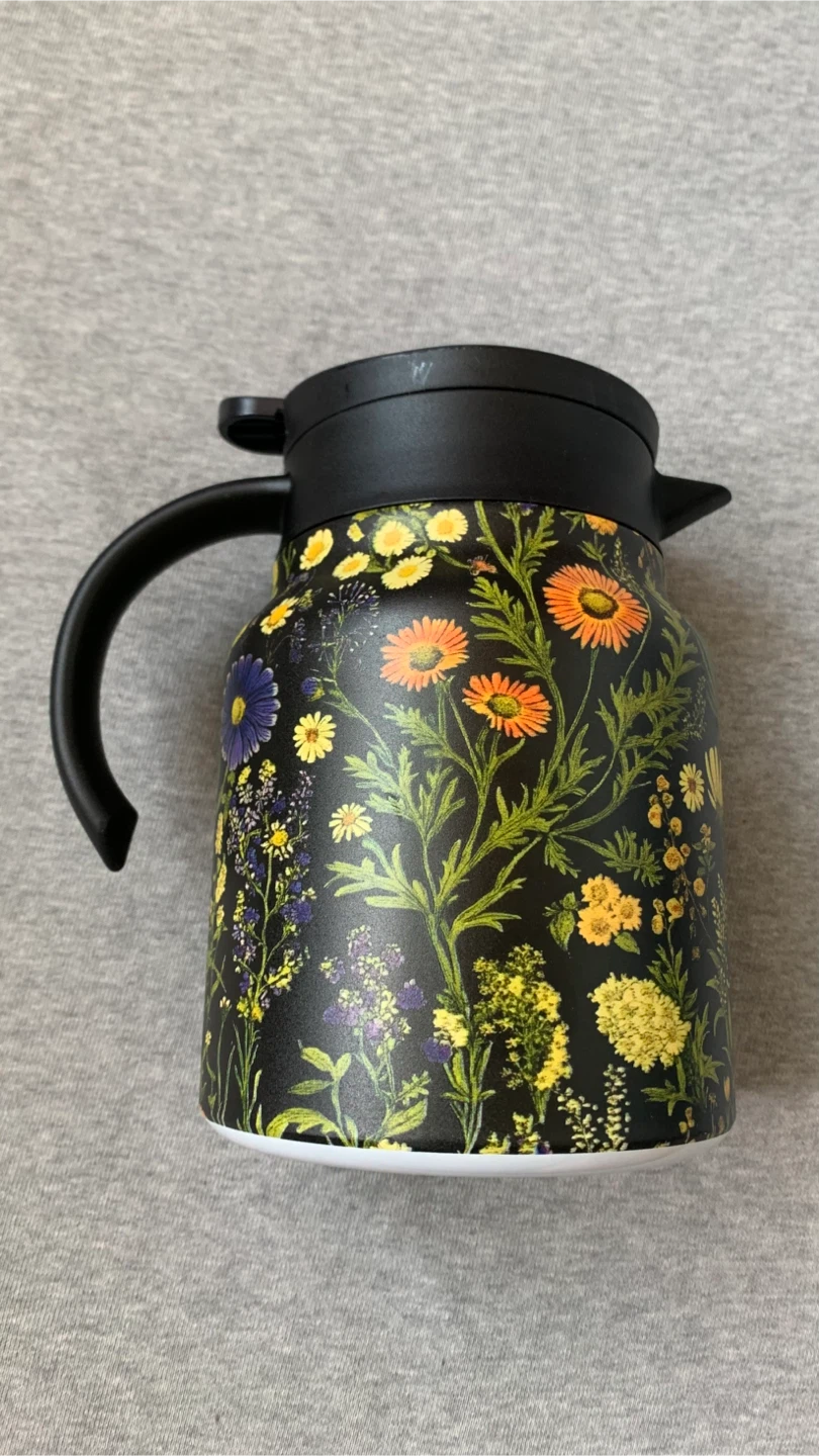 ALLiving 1L Floral Vacuum Insulated Carafe - Brand New