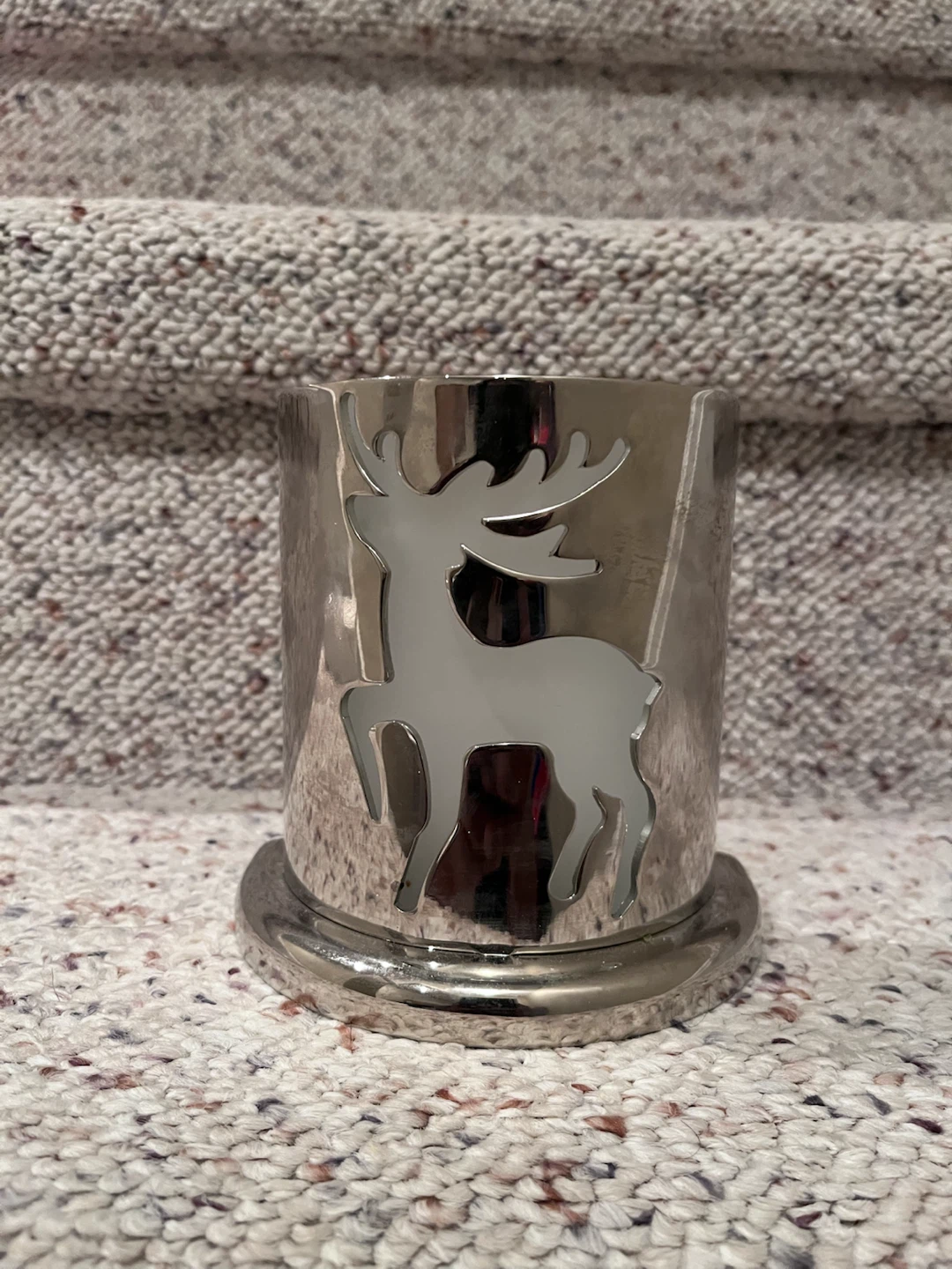 Metal Reindeer Tea Light Holder