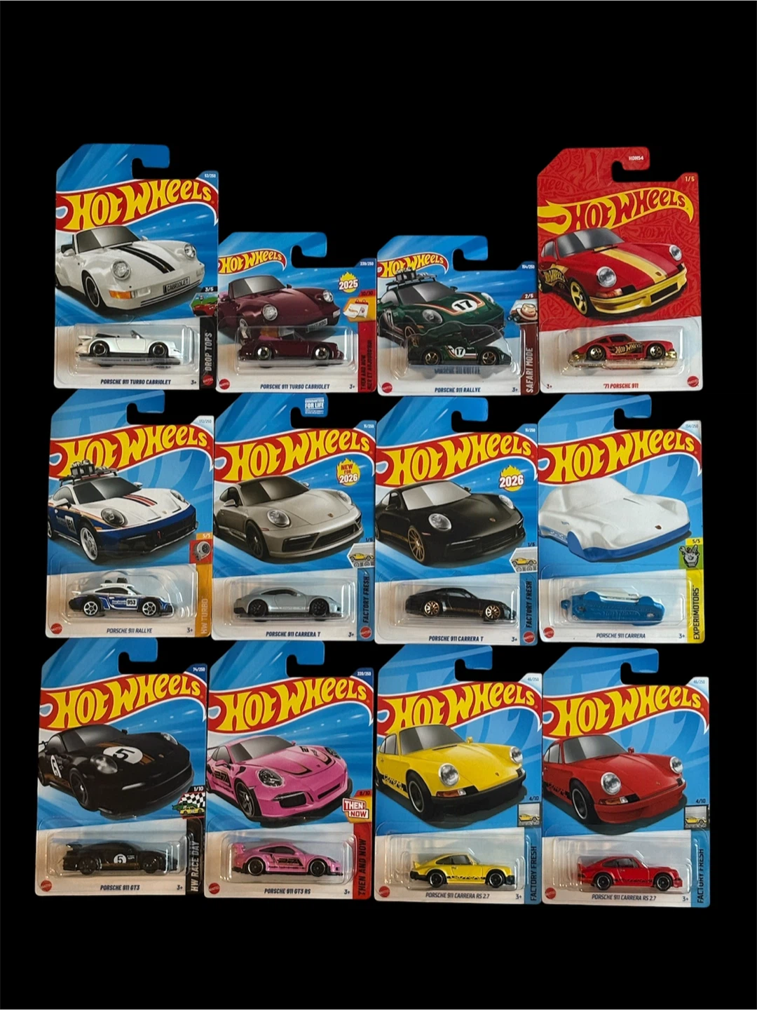 Hot Wheels Porsche Collection - Set of 12
