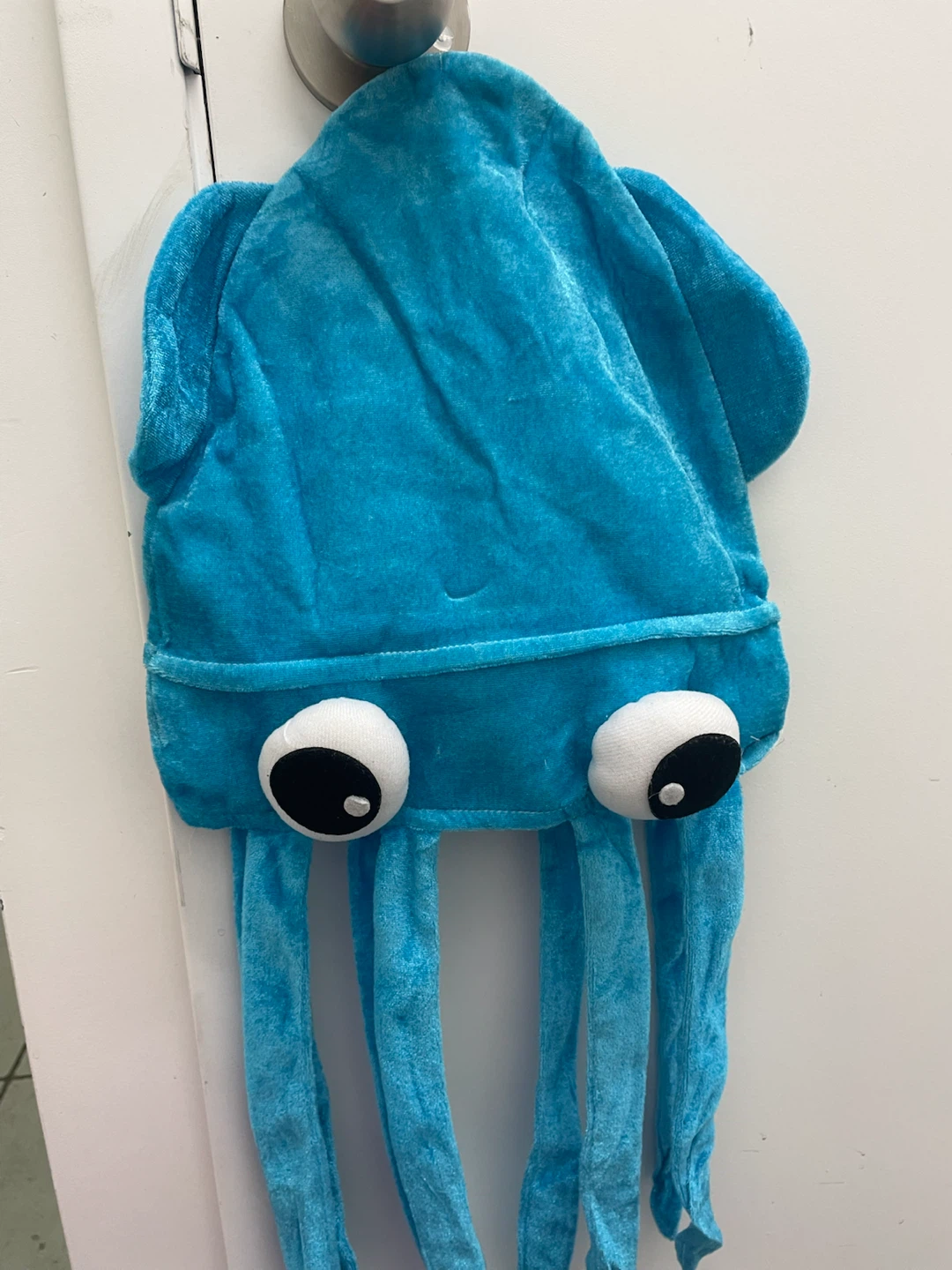 Halloween Blue Squid Plush Hat