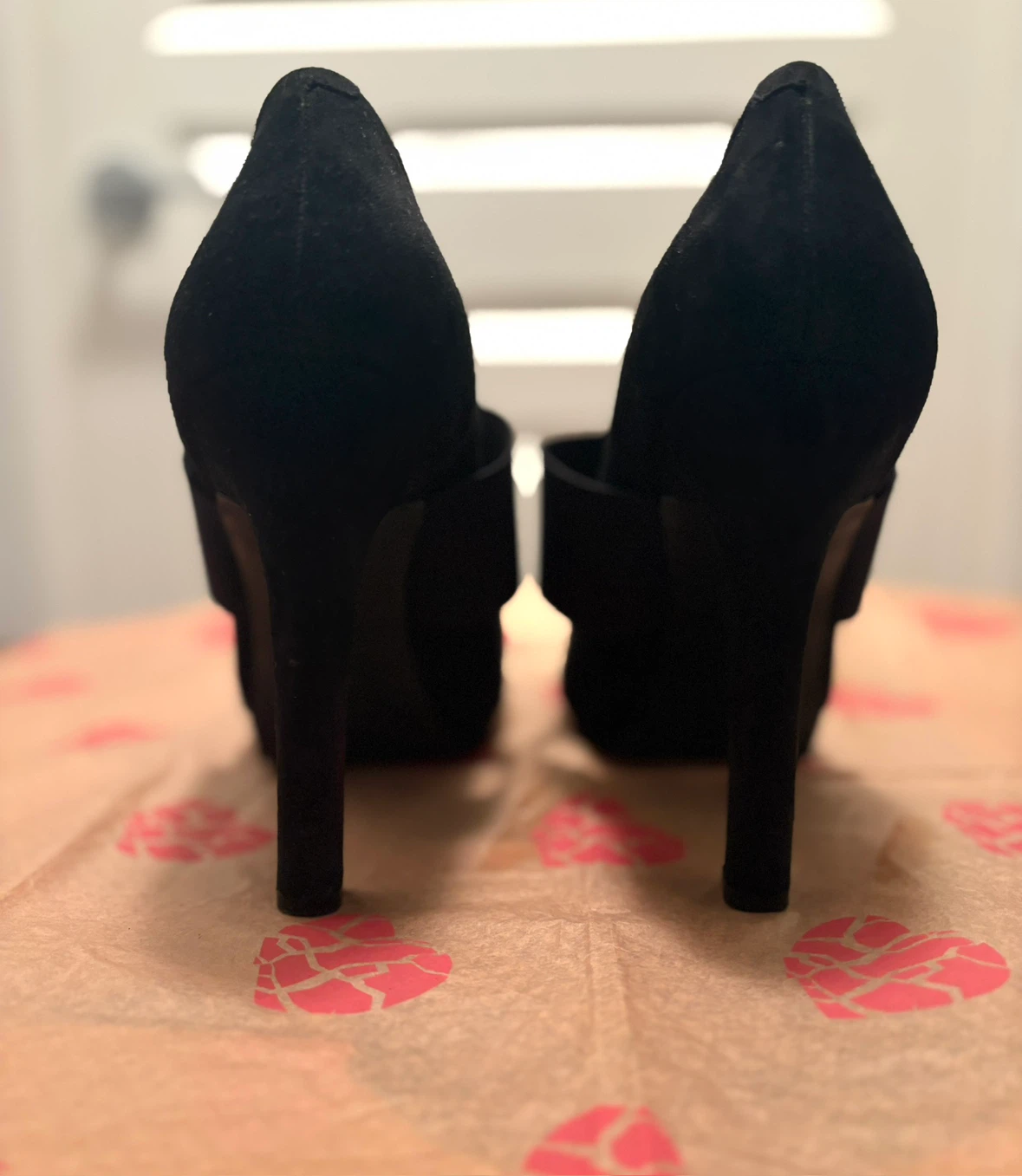 Jessica Simpson Black Suede Platform Pumps - Size 8.5 - photo 3