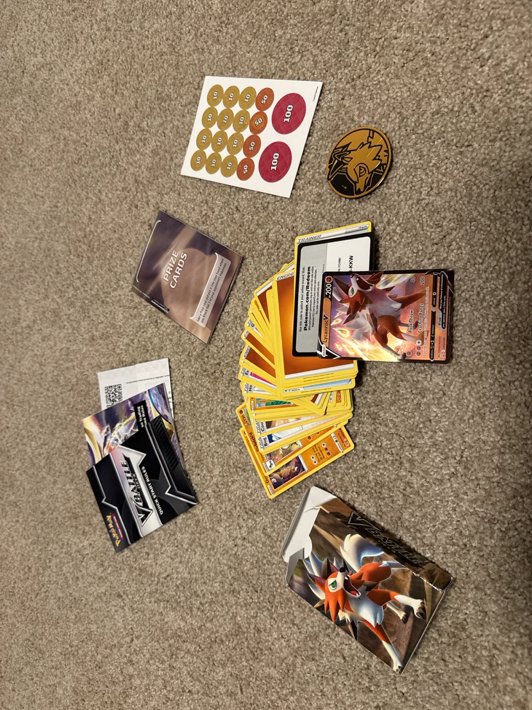 Pokemon V Battle Deck - Lycanroc - photo 2