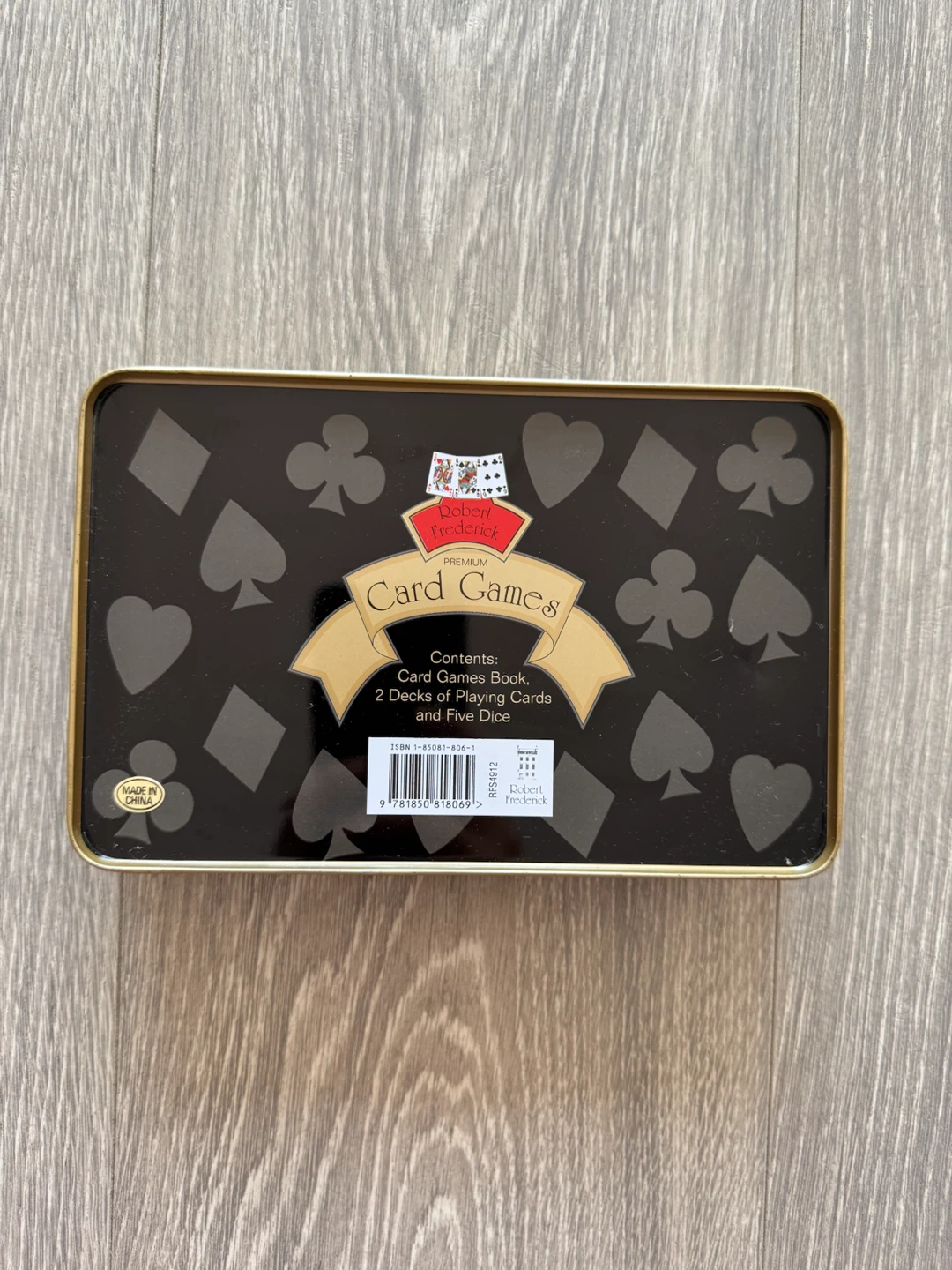 Premium Card Games Set – Metal Tin - photo 2