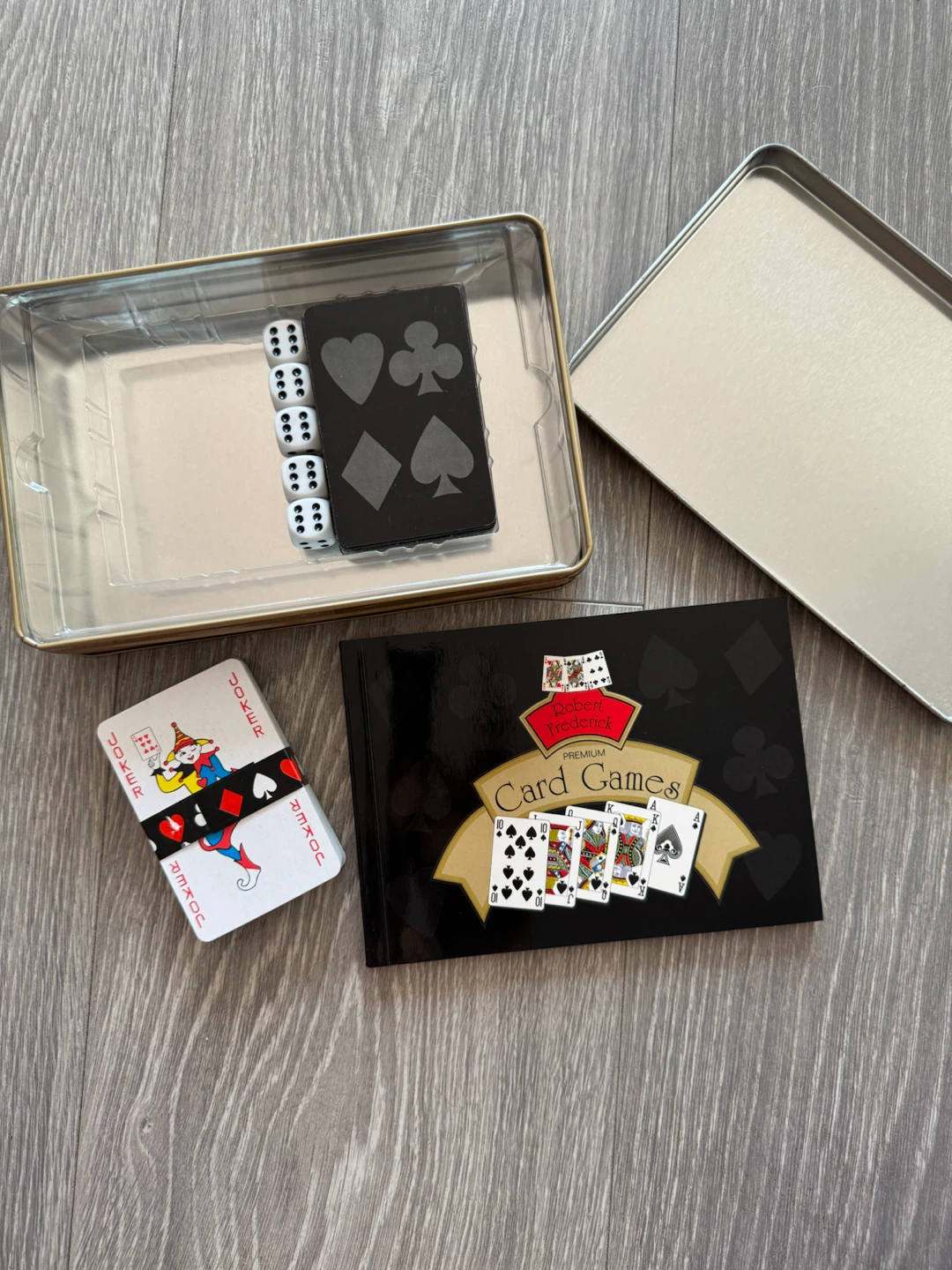 Premium Card Games Set – Metal Tin - photo 4