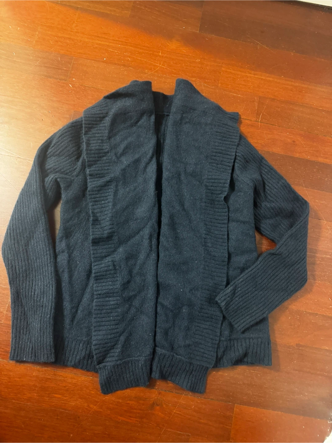 Wool Open Cardigan