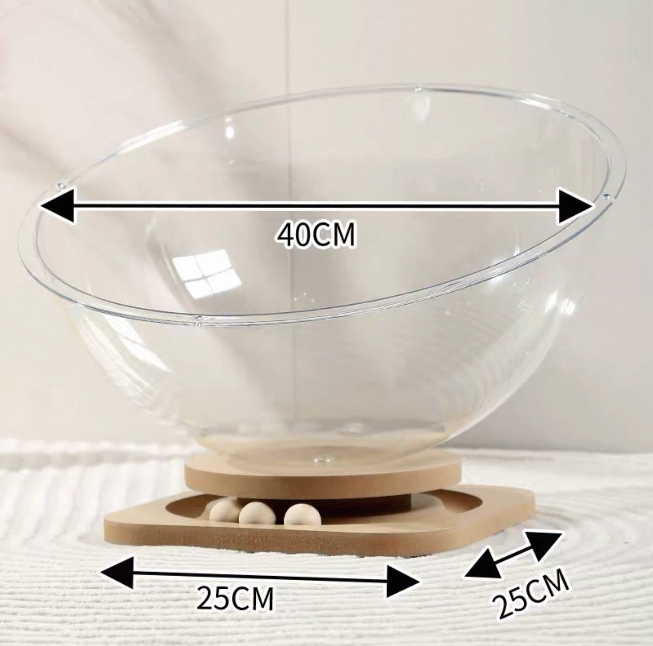 Clear Acrylic Cat Bed