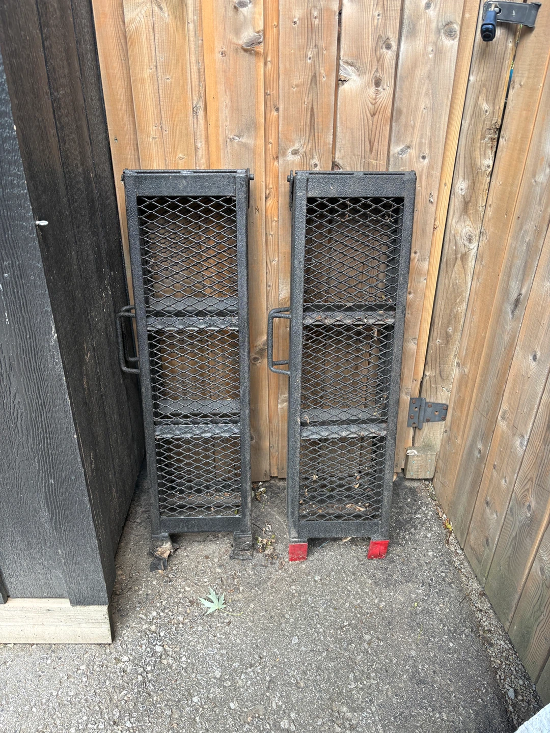 Set of Two Metal Loading Ramps