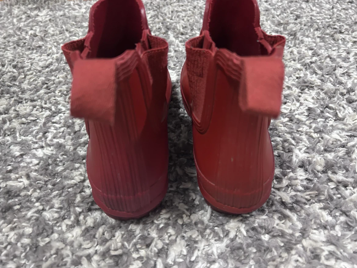 Hunter Red Chelsea Rain Boots Size 7 - photo 3