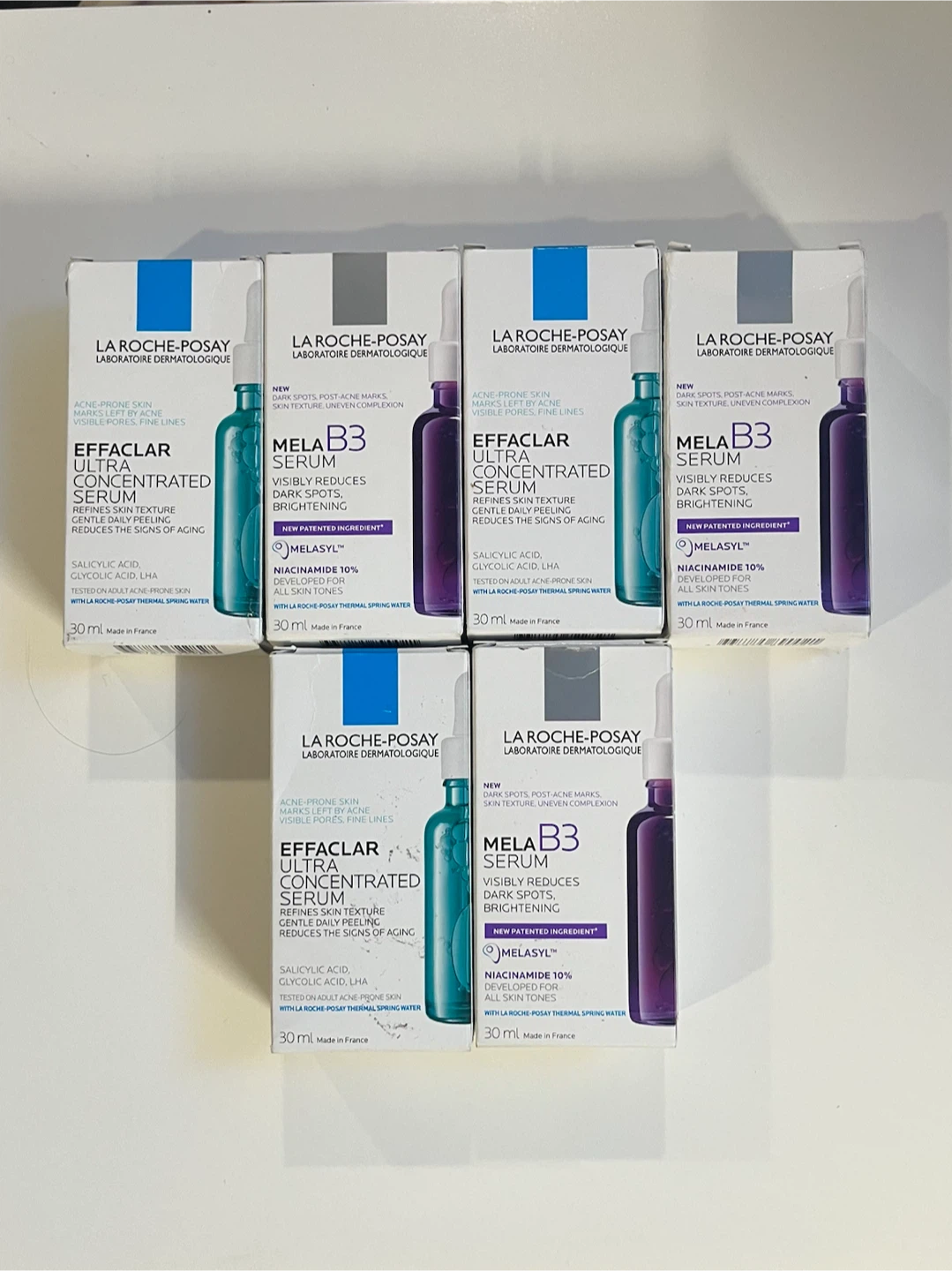 La Roche-Posay Effaclar and Mela B3 Serums