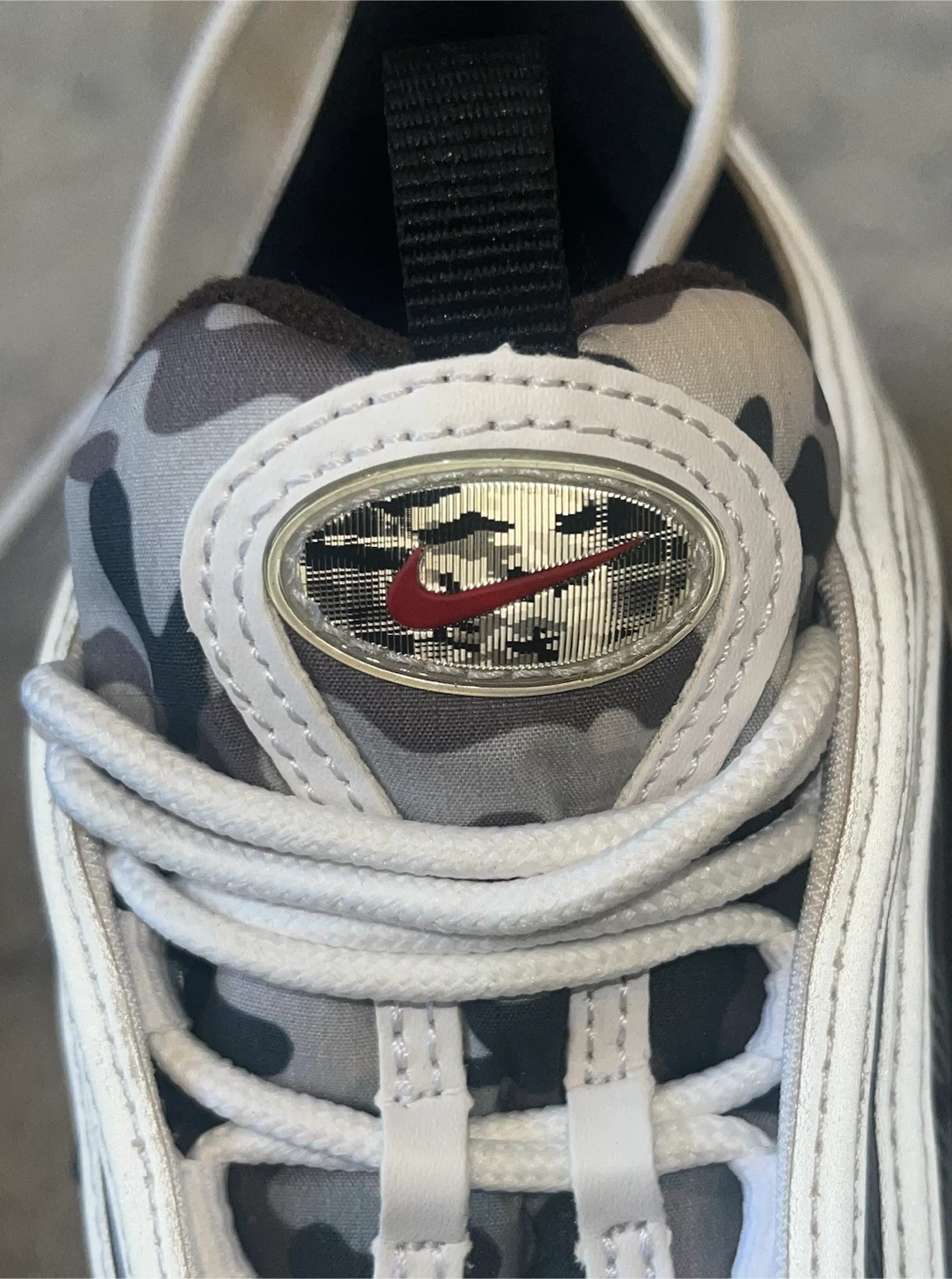 Nike Air Max 97 White Black Baroque Brown, size 6.5,39 - photo 2