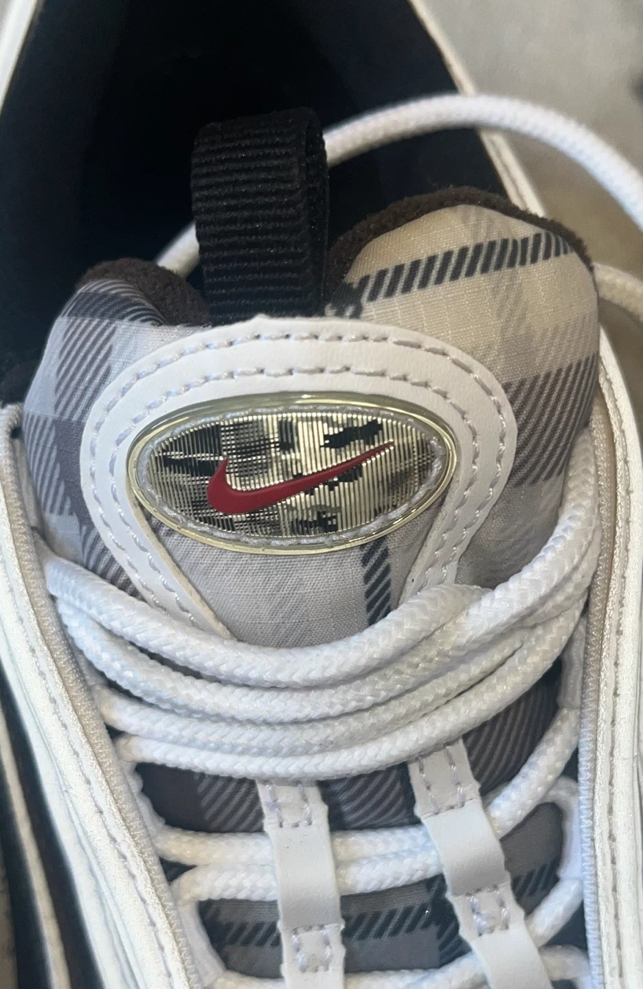 Nike Air Max 97 White Black Baroque Brown, size 6.5,39 - photo 3