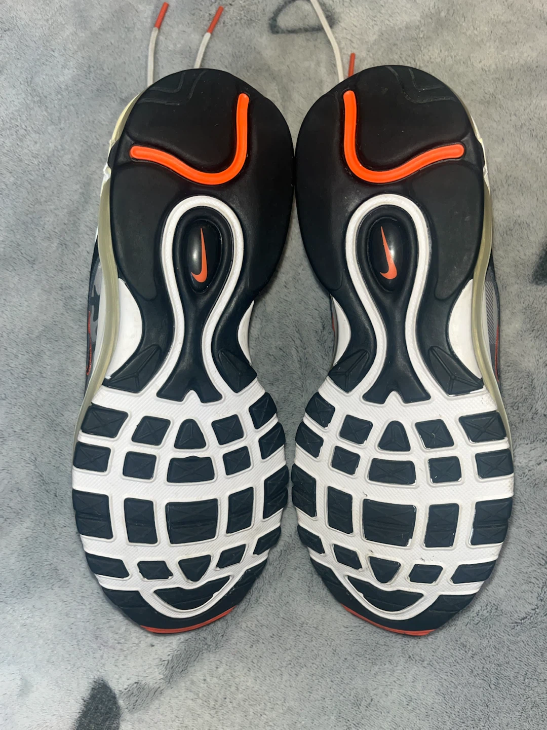 Nike Air Max 97 White Black Baroque Brown, size 6.5,39 - photo 5