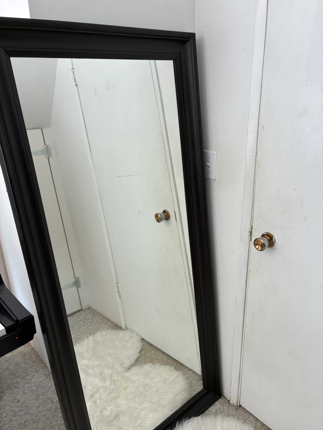 IKEA NISSEDAL Mirror, Black - photo 2