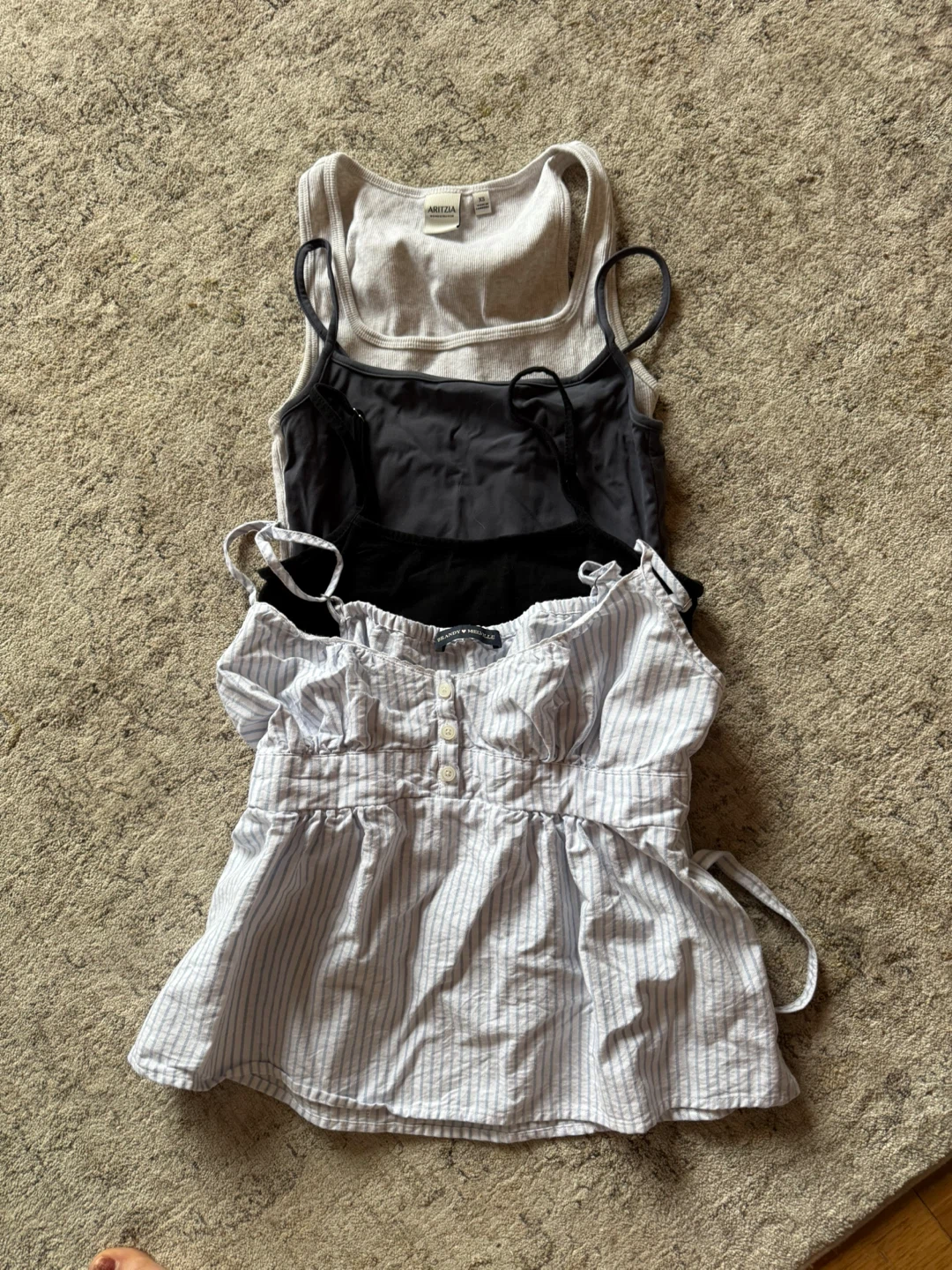 Aritzia and Brandy Melville tank top bundle