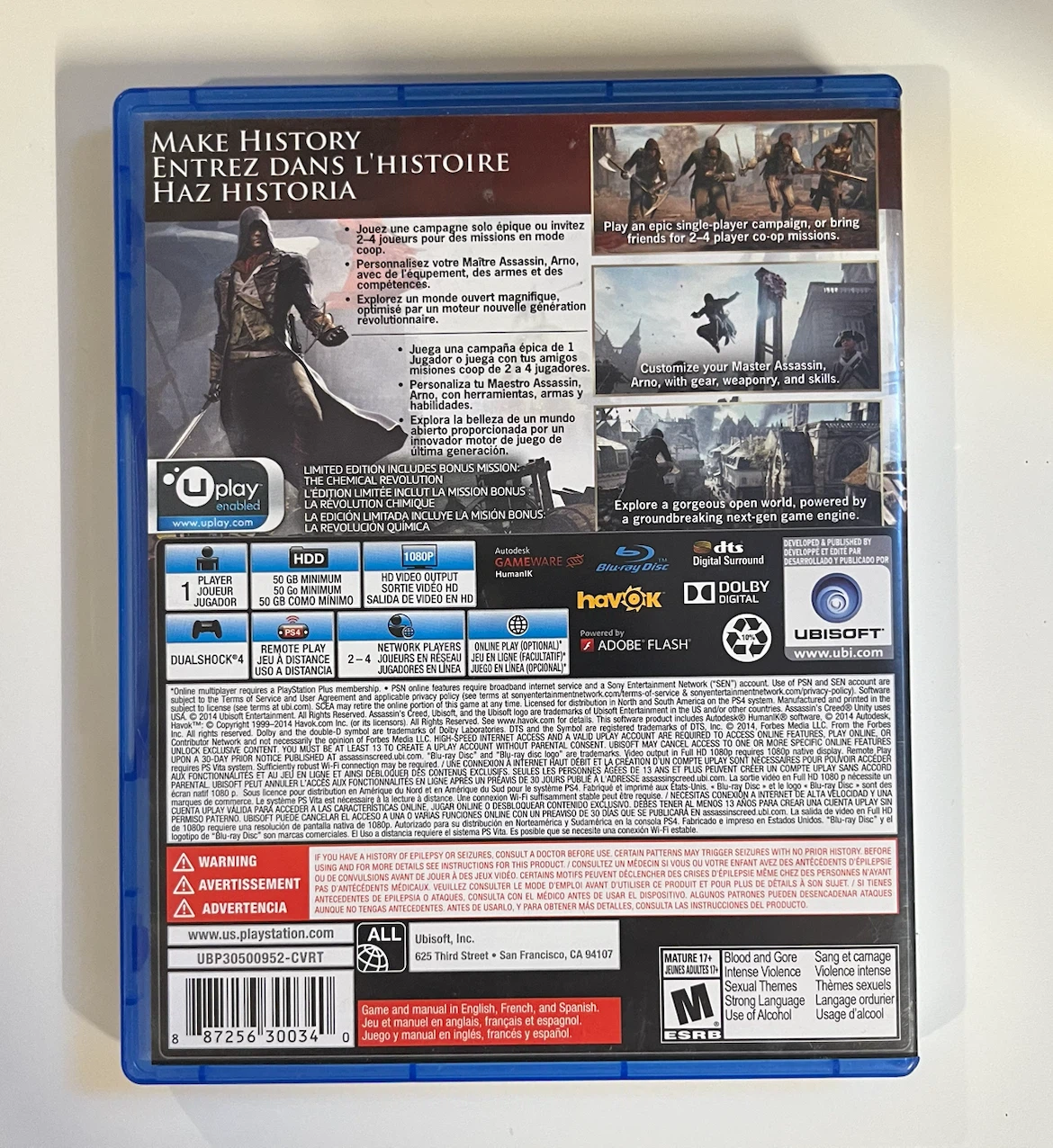 Assassin's Creed Unity Limited Edition for PS4 - photo 3