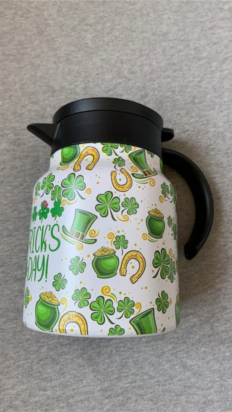 St. Patrick's Day 1L Tea/Coffee Carafe - Brand New