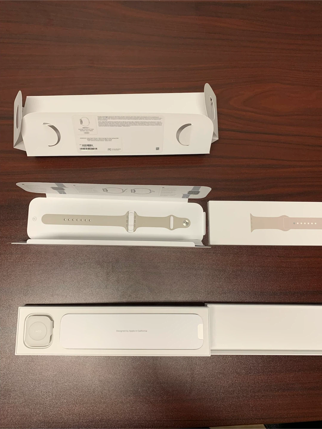 Apple Watch Series 7 45mm Starlight Aluminum - photo 4