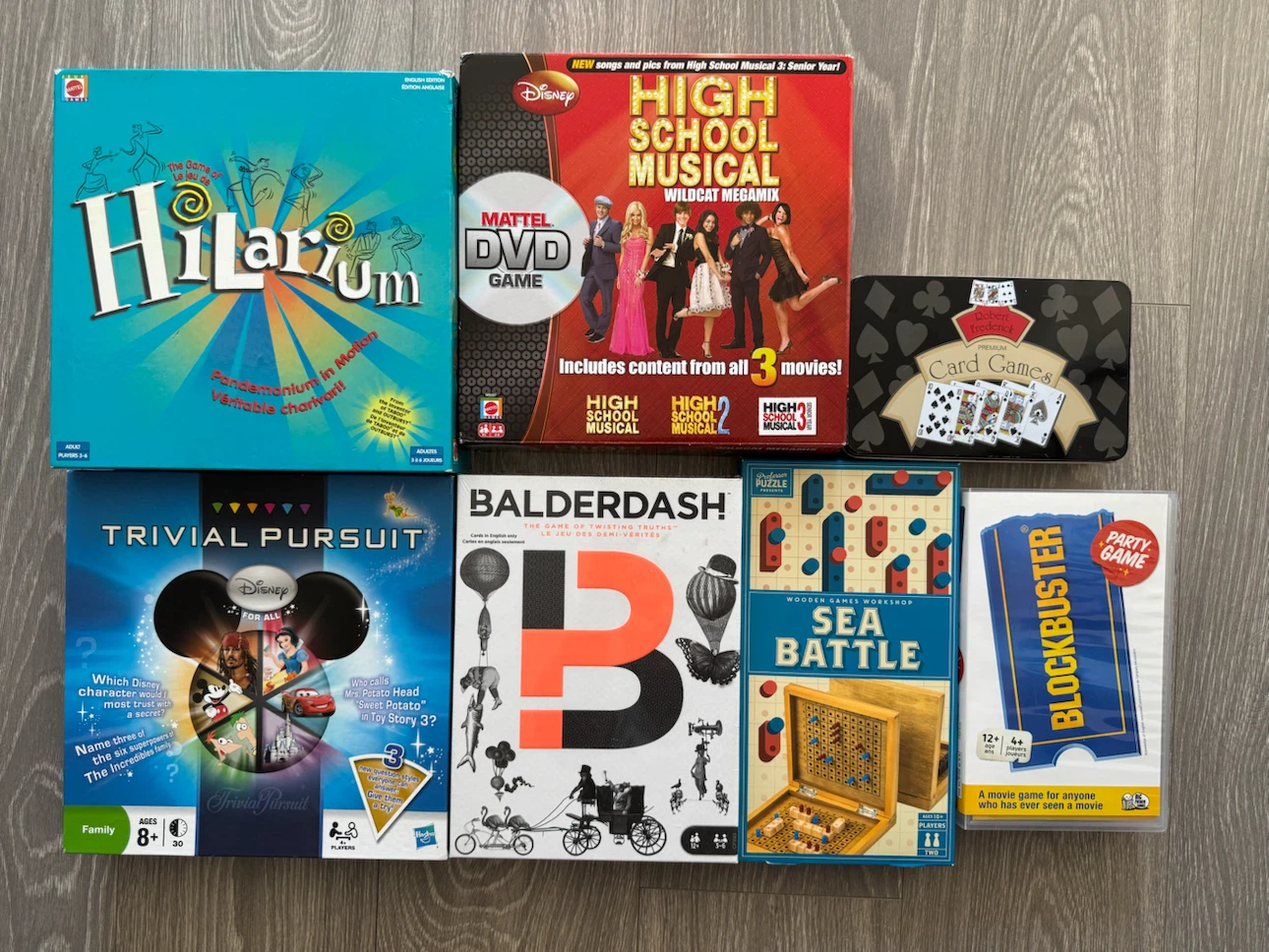 7 Board Games Bundle