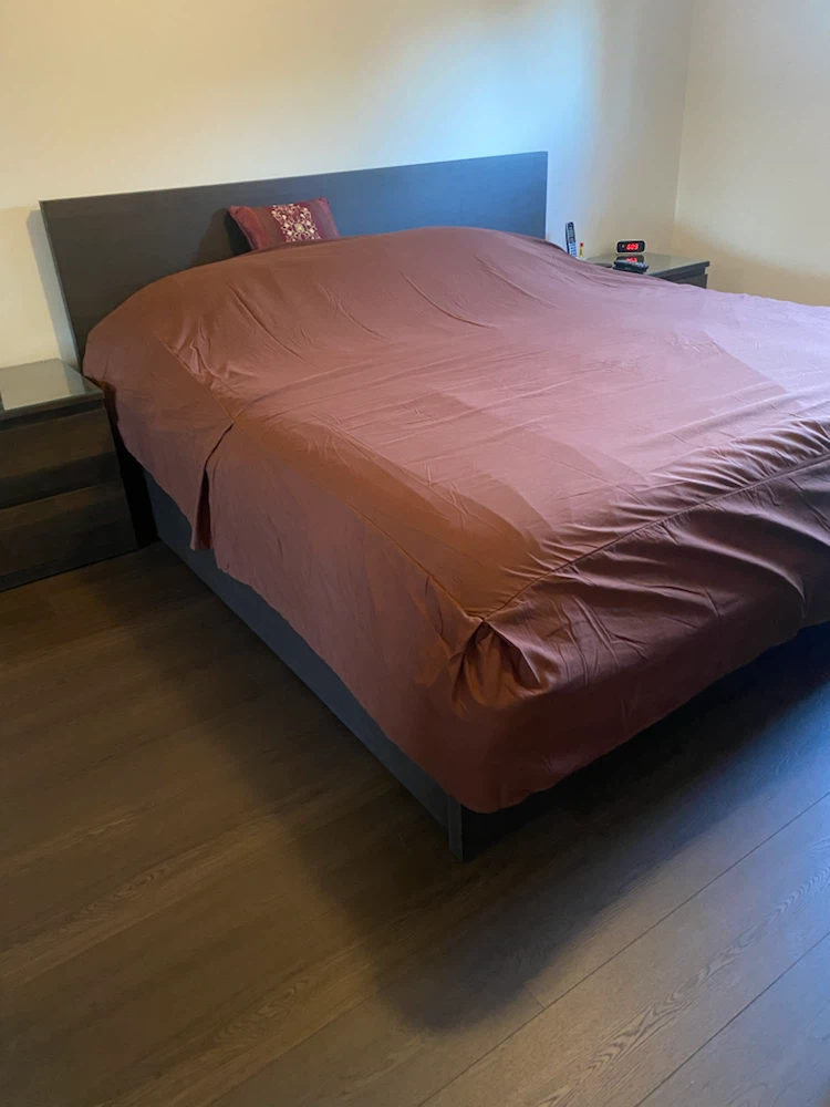 Brown King Size Bed Skirt
