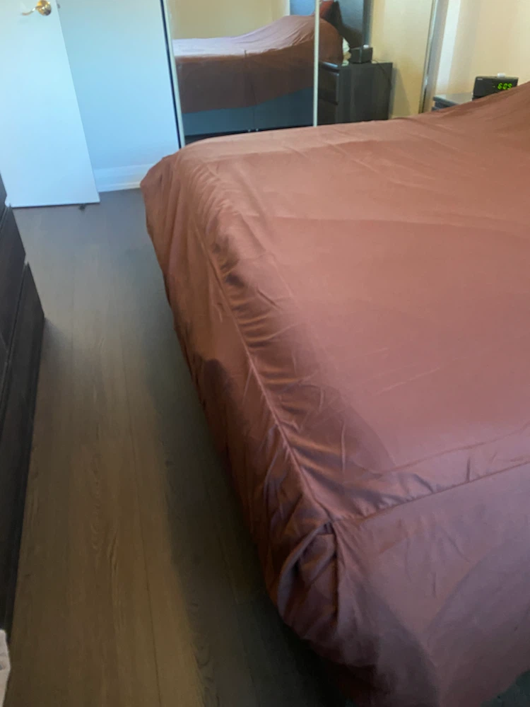 Brown King Size Bed Skirt - photo 4