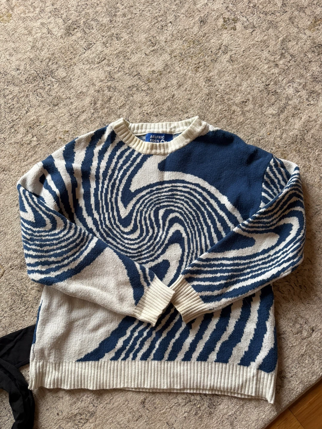 Aelfric Eden Swirl Pattern Crewneck Sweater