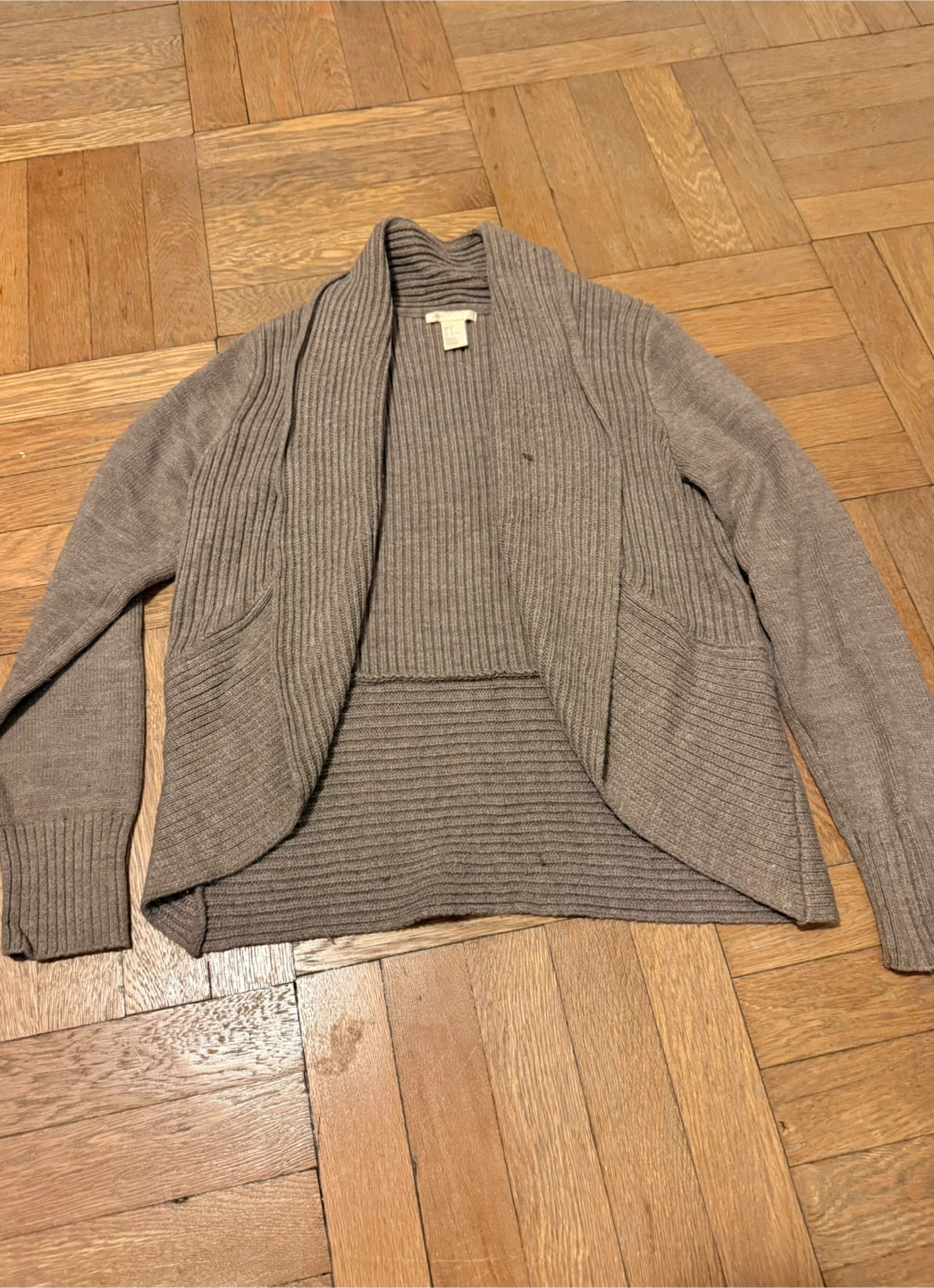 H&M Basic Ribbed Cardigan