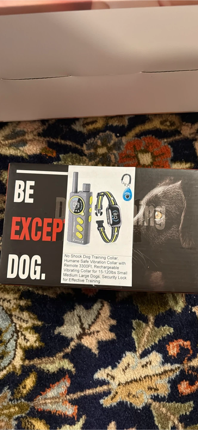 Rechargeable Dog Training Collar with Remote