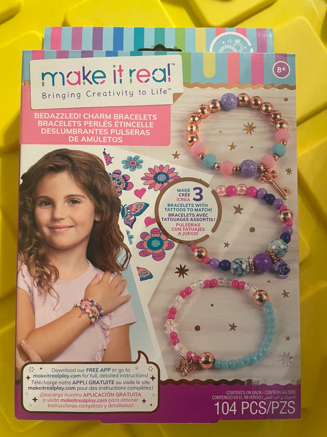 NEW! Make It Real Bedazzled Charm Bracelet Kit - photo 2