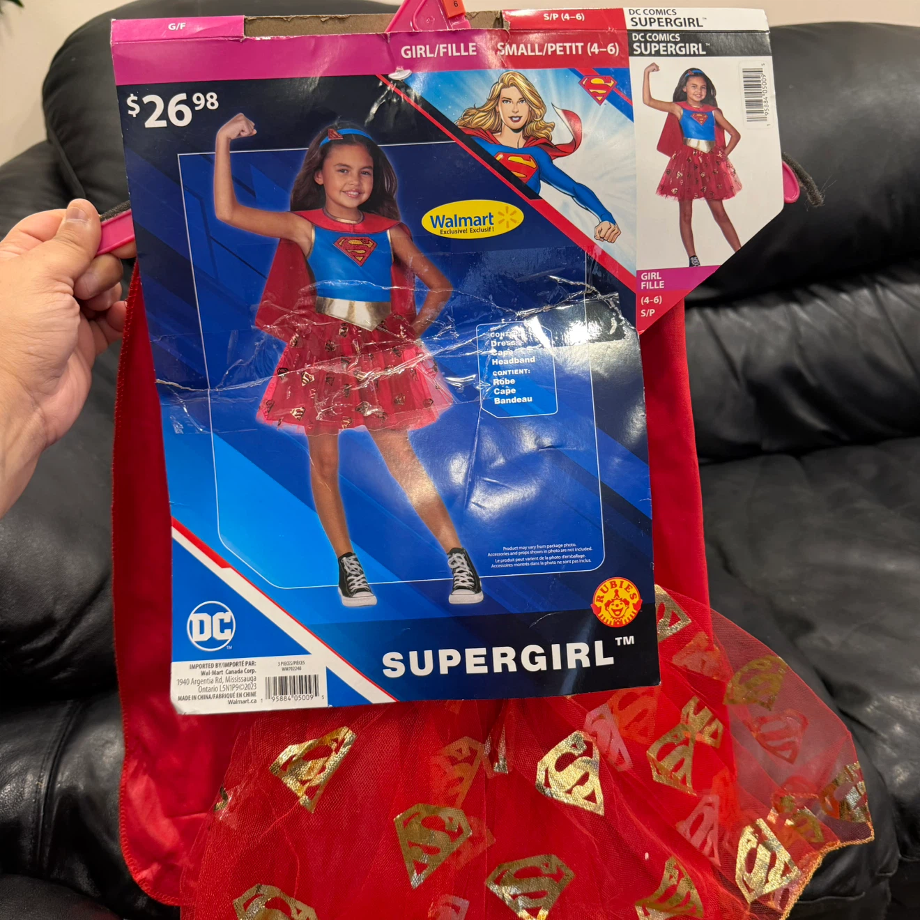 Rubies DC Comics Supergirl Costume Small 4-6