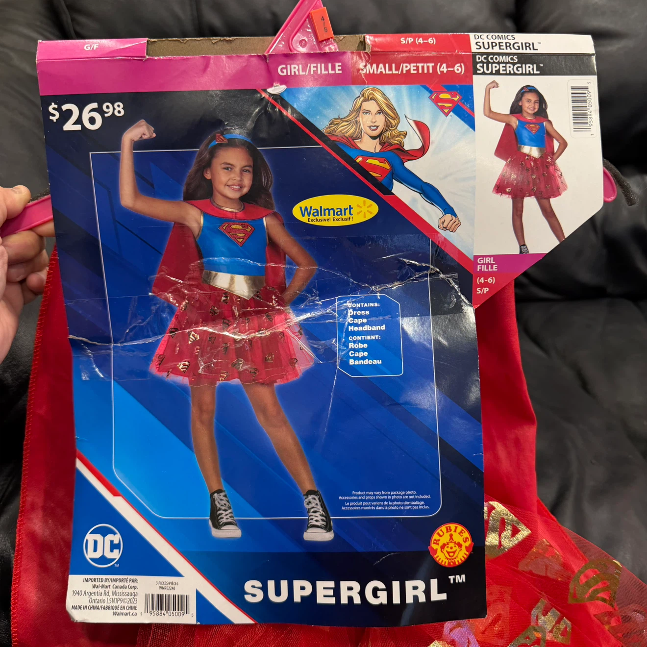 Rubies DC Comics Supergirl Costume Small 4-6 - photo 2