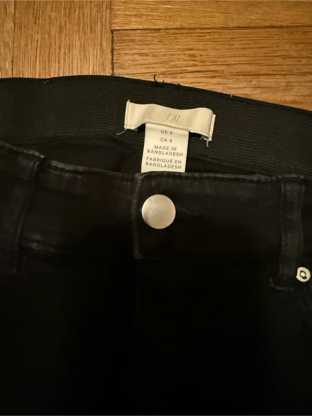 H&M Black Skinny Jeans Size 6 - photo 2