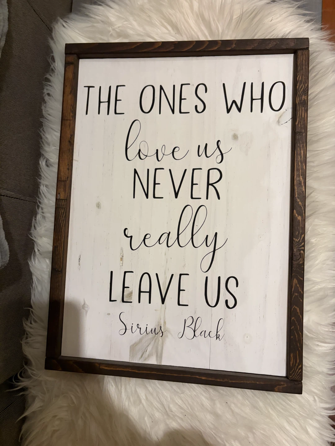 Harry Potter Sirius Black Quote Wooden Wall Sign