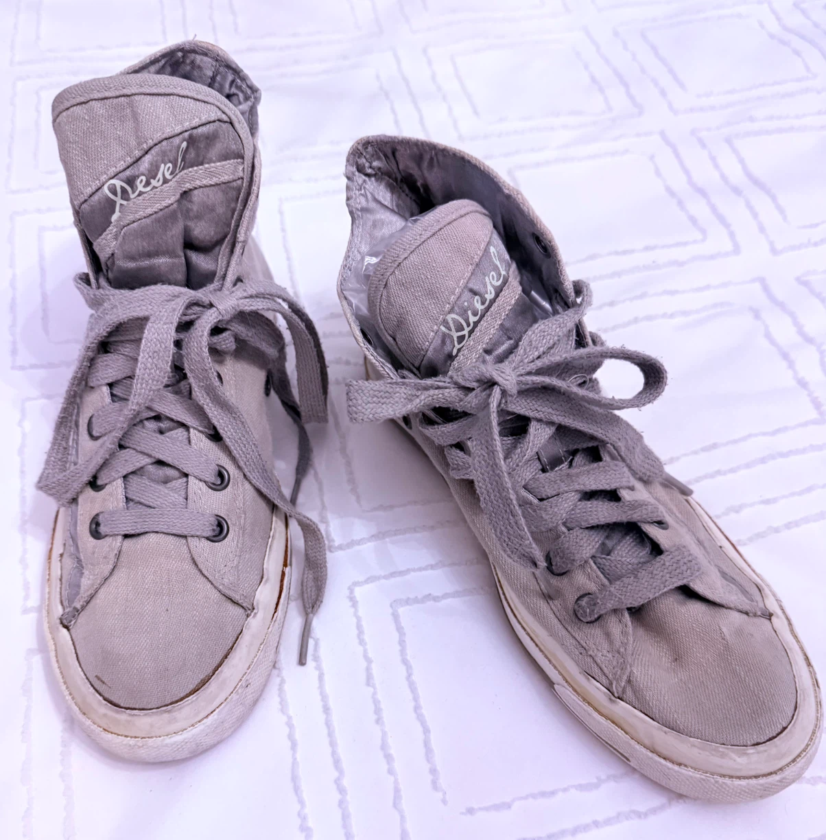 Diesel Exposure III W Canvas High-Top Sneakers - photo 2