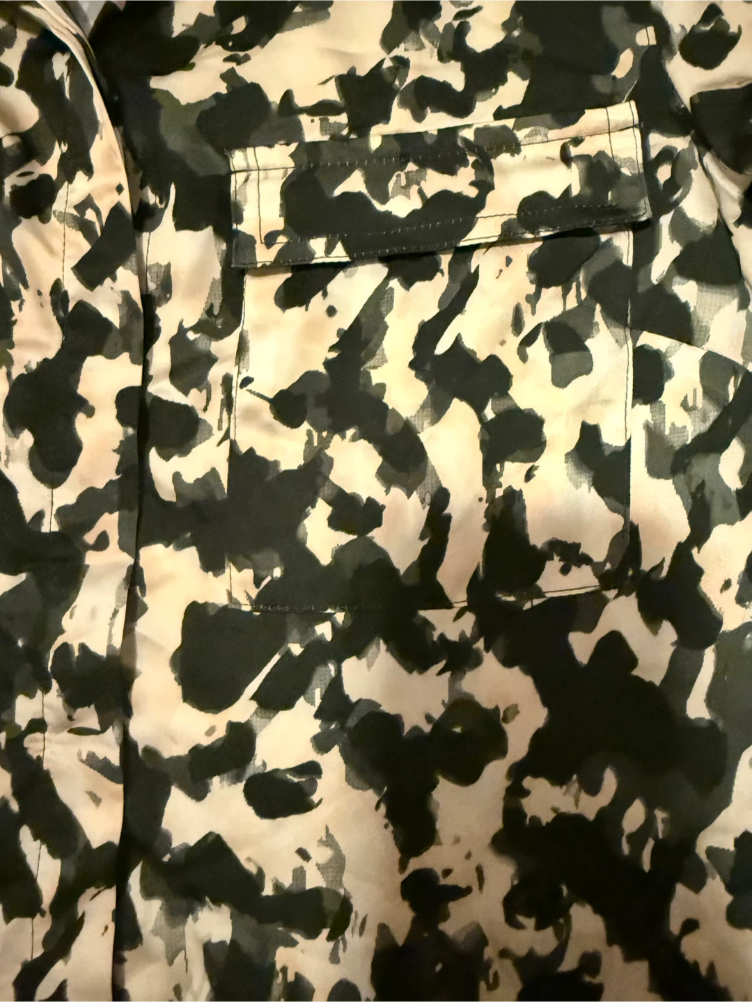 H&M Patterned Long-Sleeve Shirt XXS - photo 3