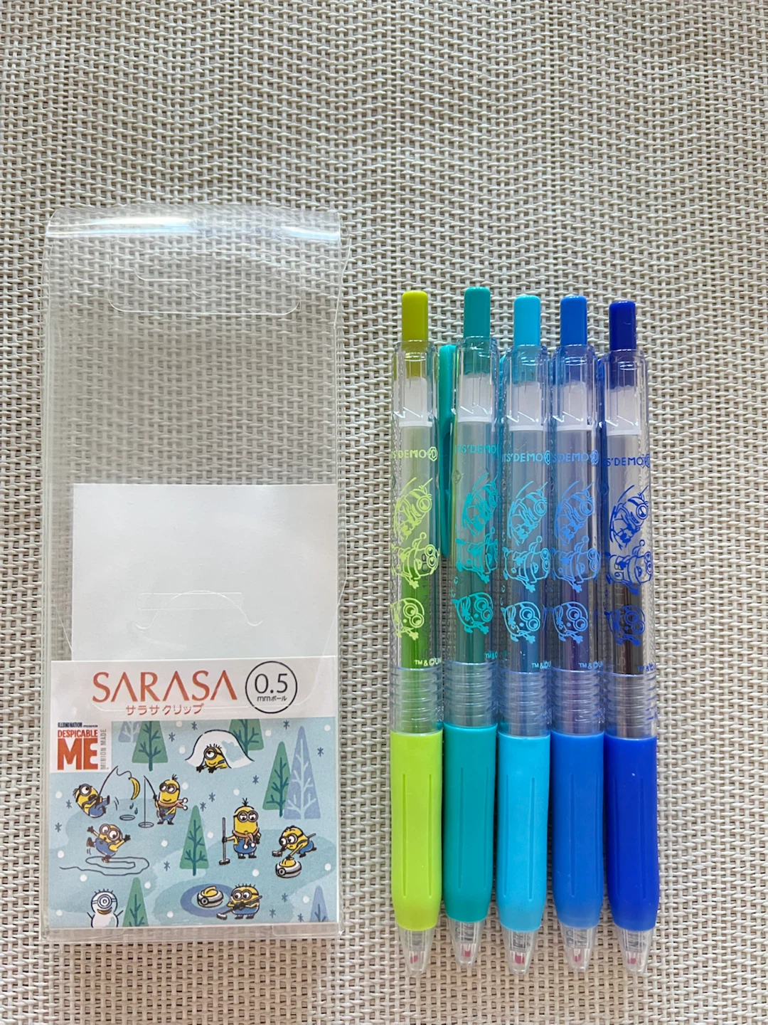 Zebra Sarasa Clip Minion Gel Pens Set 0.5mm - photo 3