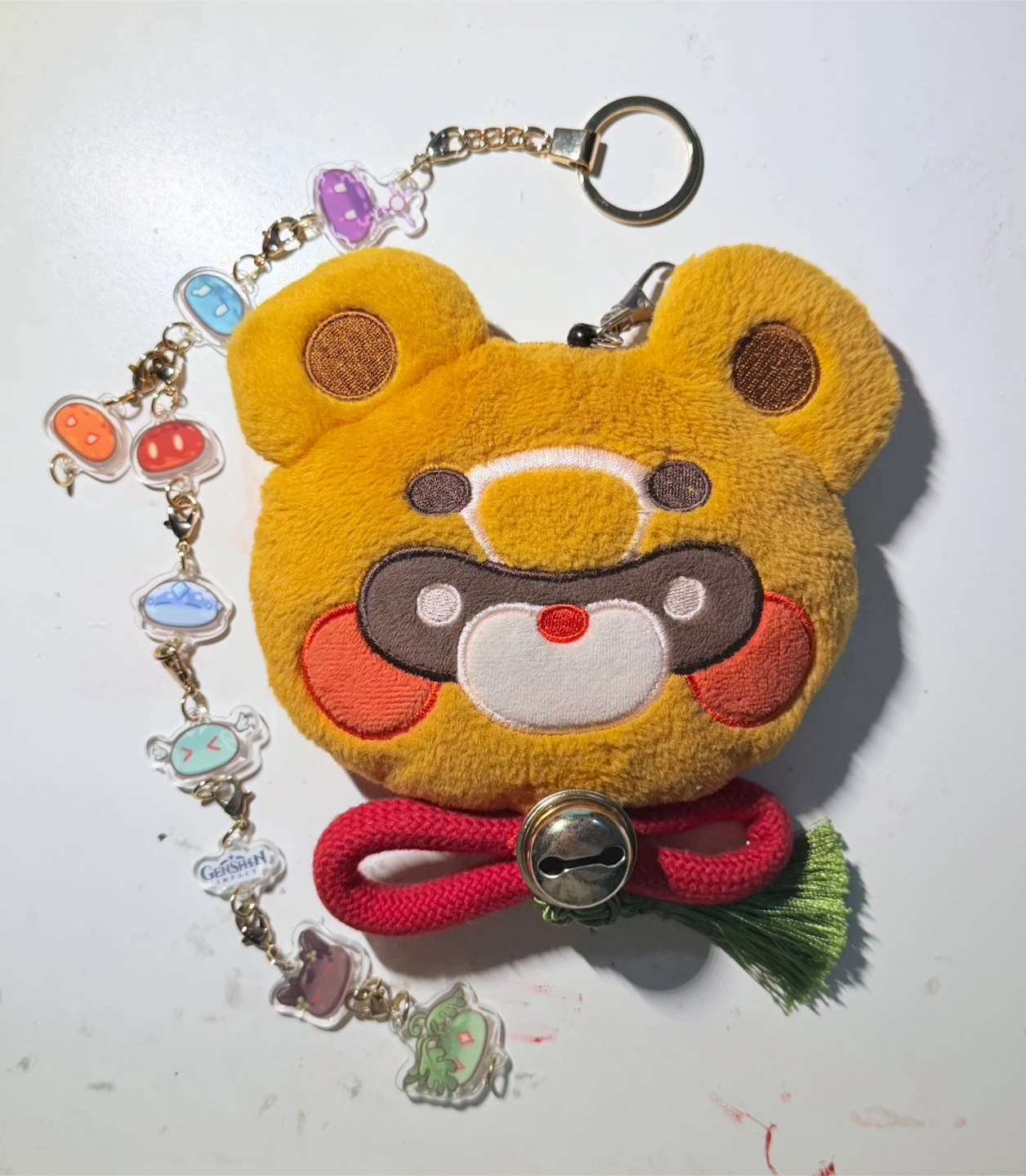 Genshin Impact Guoba coin pouch and customizable slime keychain