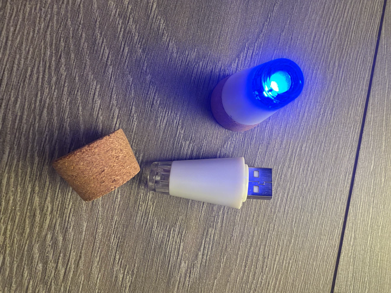 USB Cork LED String Lights all set 4 pcs - photo 4