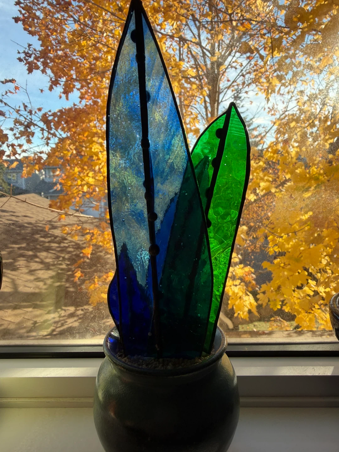 Stained Glass Plant Decor - photo 2
