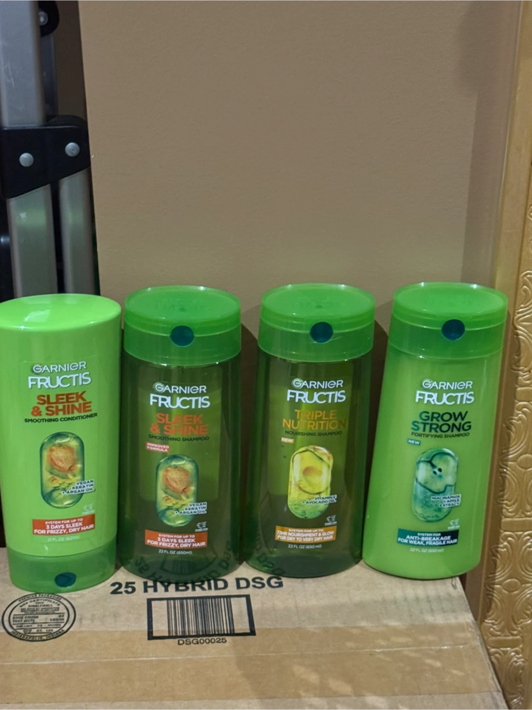 Garnier Fructis Hair Care Bottles