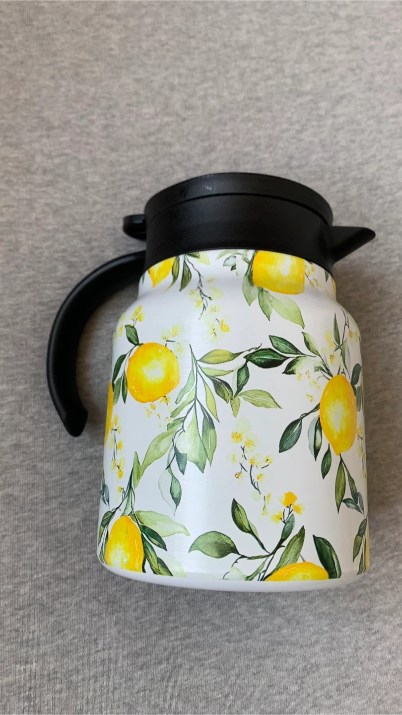 ALLiving Lemon Pattern Stainless Steel Coffee Pot - Brand New