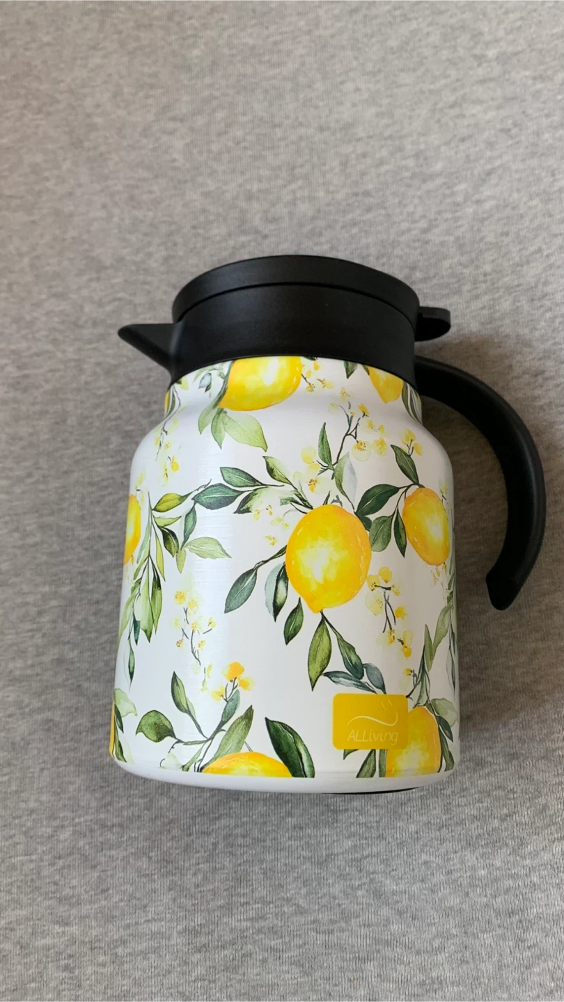 ALLiving Lemon Pattern Stainless Steel Coffee Pot - Brand New - photo 2