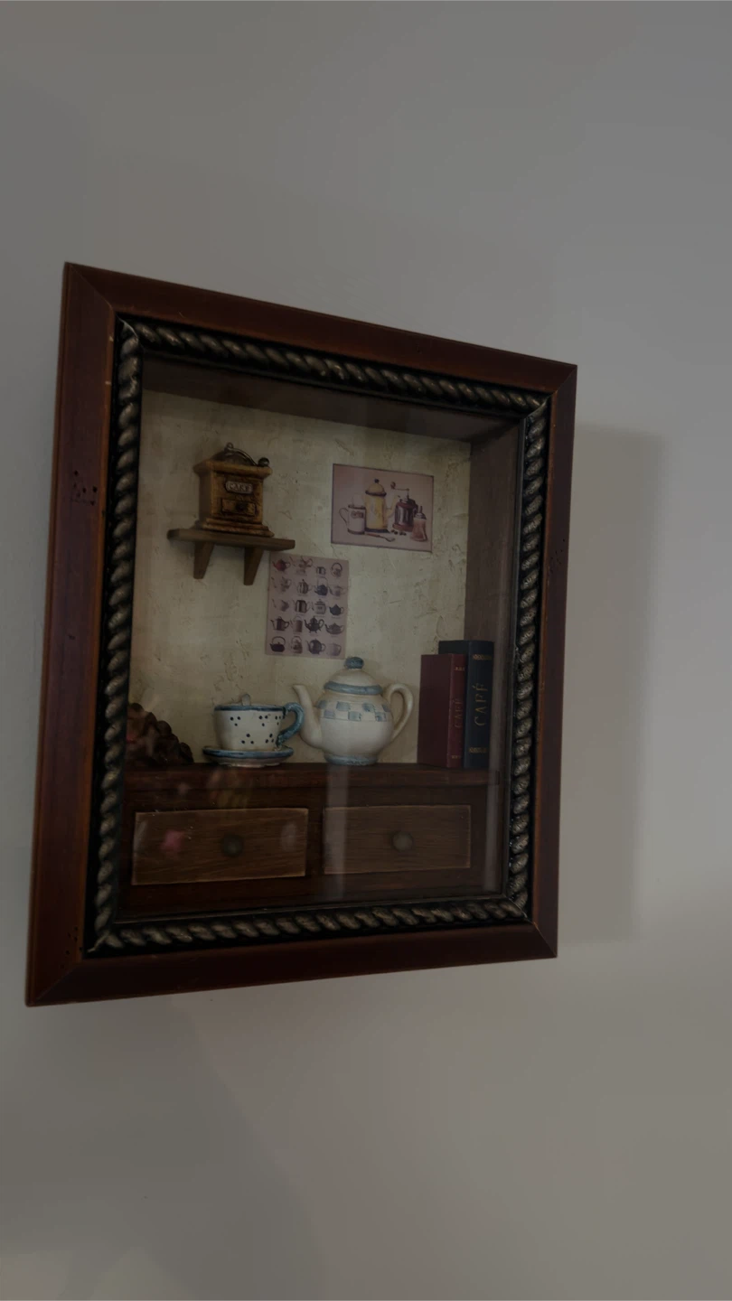 Set of 3 vintage kitchen shadow boxes - photo 2