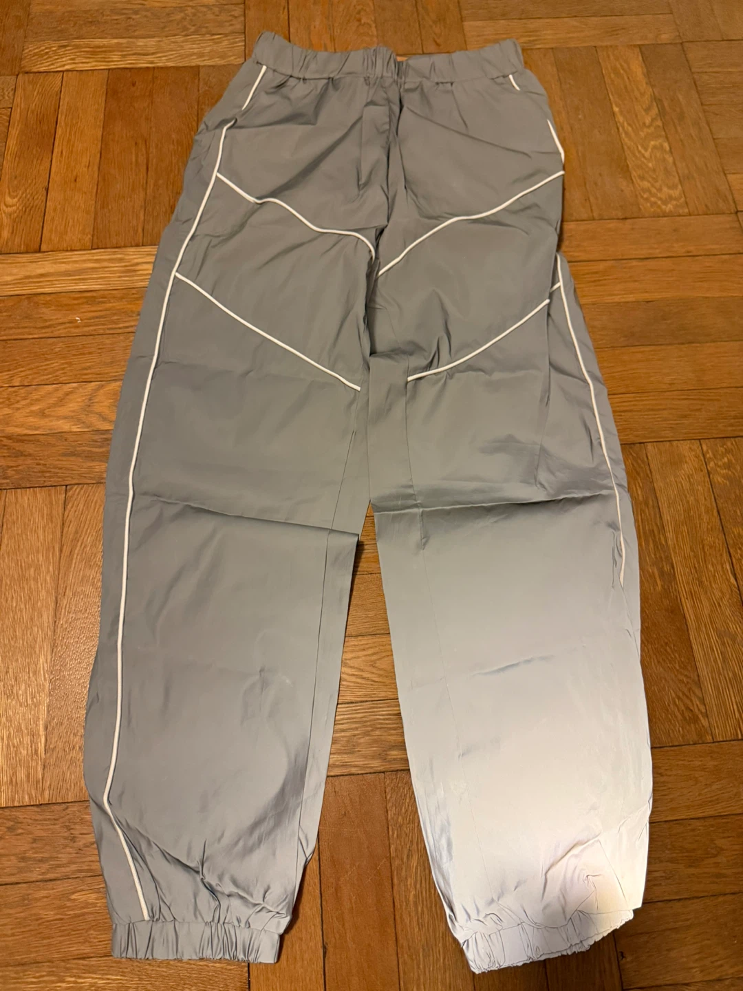 Gray Reflective Joggers
