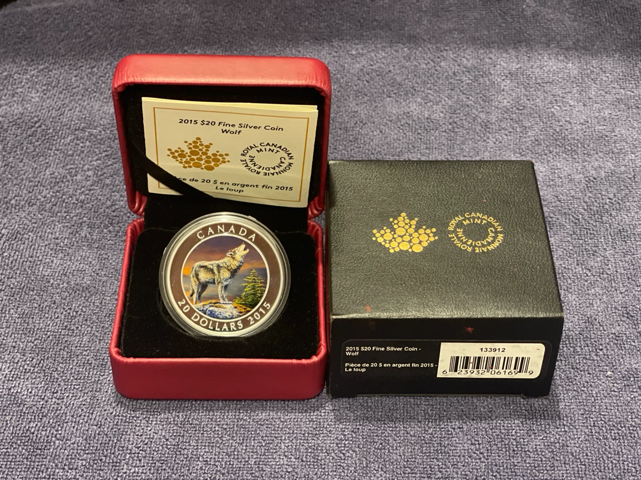 Wolf - 2015 $20 Fine Silver Coin