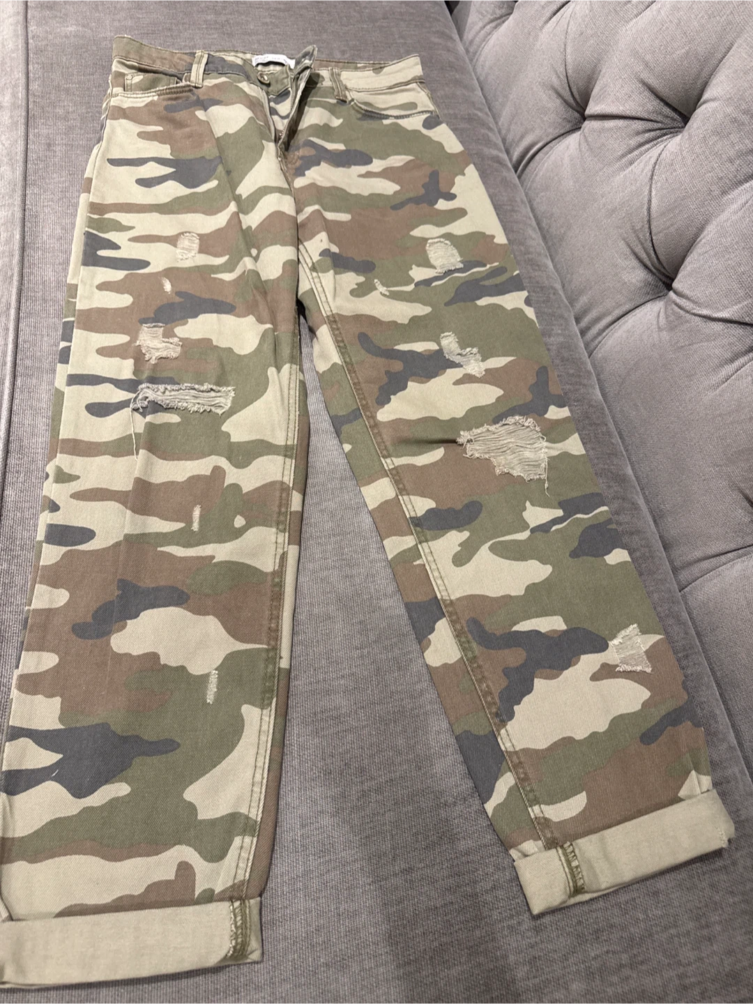 Bershka Camouflage Jeans