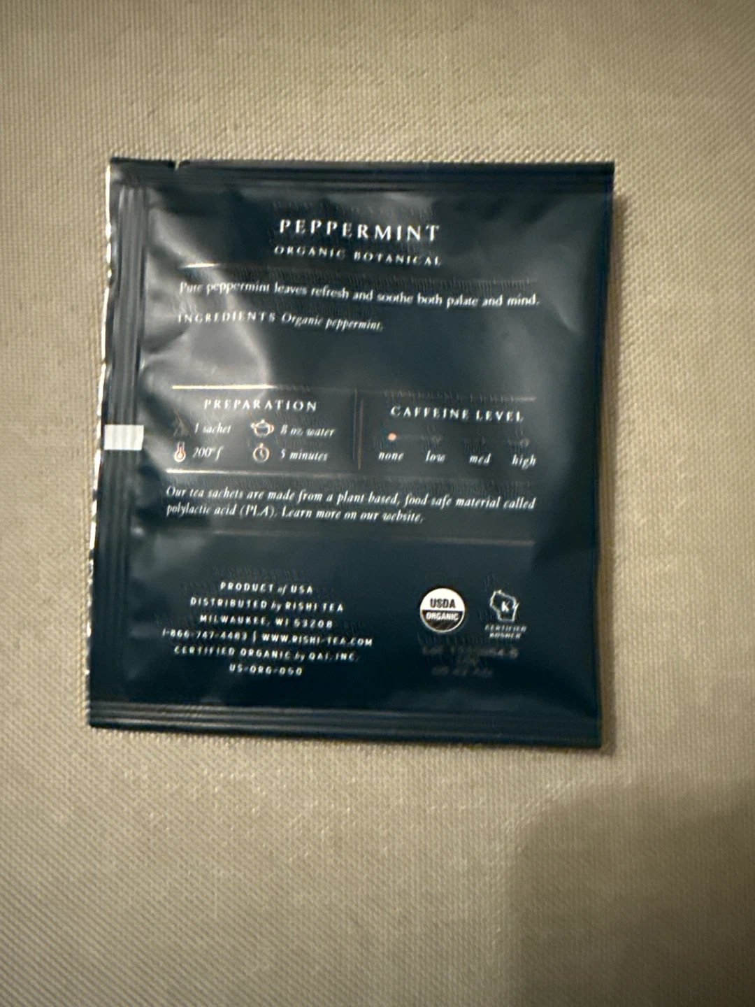 Rishi Tea Peppermint Botanical Sachet - photo 2