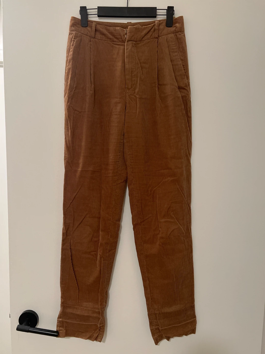 Massimo Dutti Brown Corduroy Pants